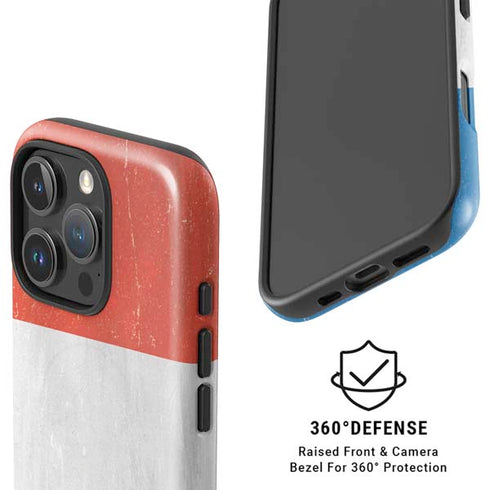 Netherlands Flag Distressed iPhone 16 Pro Magsafe Impact Case